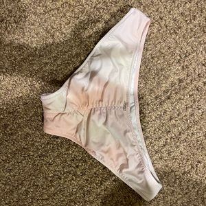 VS PINK tie dye cinched bikini bottoms